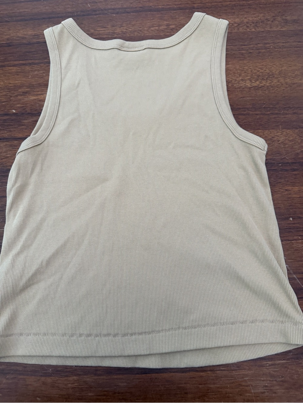 Universal Thread Ribbed Tank Top - Beige - Picture 2 of 2